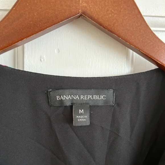 BOGO Banana Republic Floral Mini Dress - Black, Pink, Green - Picture 4 of 5